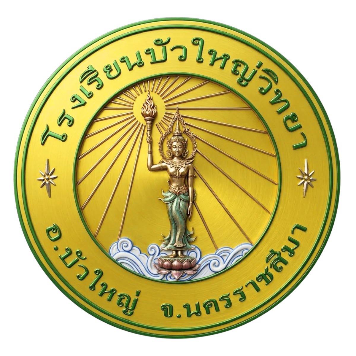 ตราโรงเรียนบัวใหญ่วิทยา